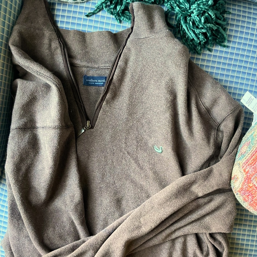 Southern Marsh DownpourDRY cotton 1/4 Zip XL